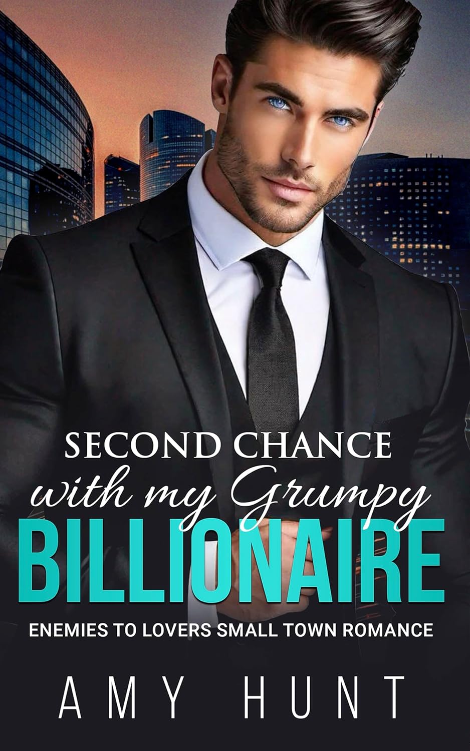 Grumpy Billionaire Ex - free second chance small town romance book cover