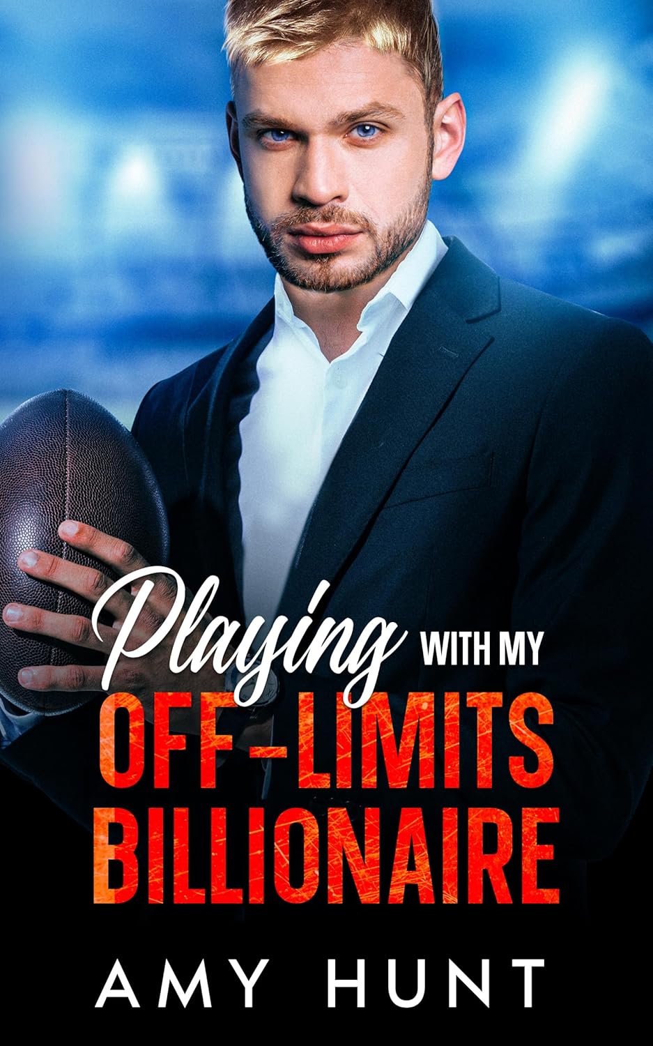 Playing With My Off-Limits Billionaire - enemies to lovers playboy sports romance book cover