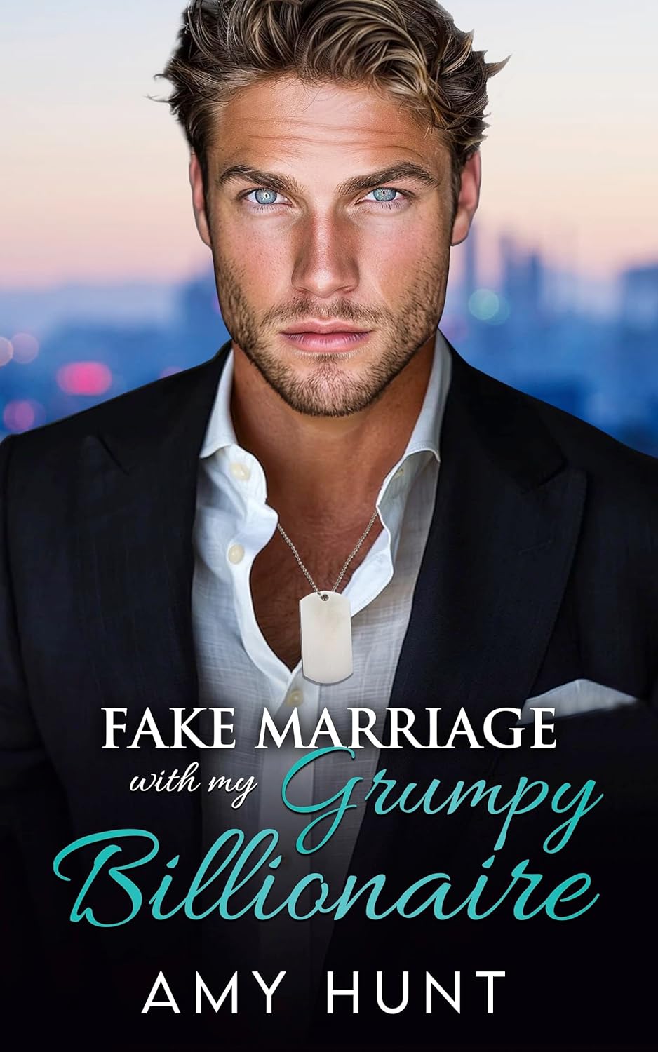 Fake Marriage With My Grumpy Billionaire - small town marriage of convenience romance book cover